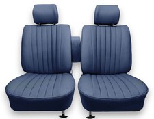 Sitzbezüge (Vordersitze) für Mercedes SL R/W107, SLC blau bis 1984 Sitzbezüge (Vordersitze) für Mercedes SL R/W107, SLC blau bis 1984