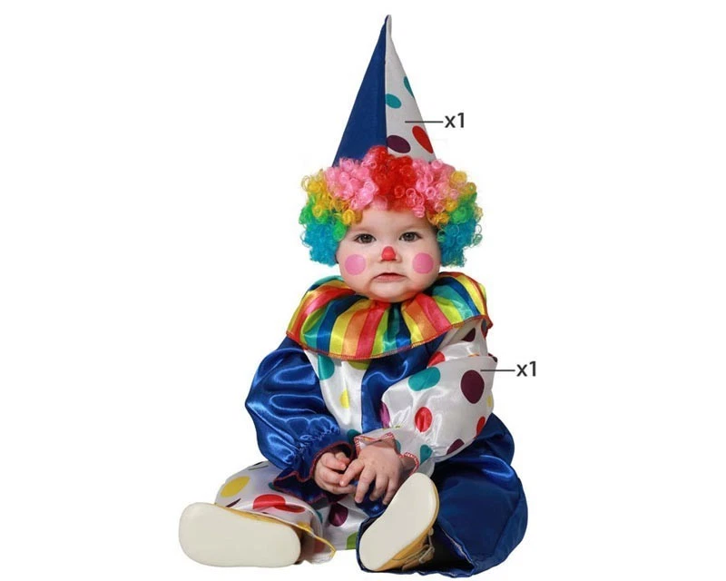Costume Da Pagliaccio Zombie Deluxe Per Bambino, Spaventoso Completo Halloween, Taglie 4-12 Anni - Foto 3