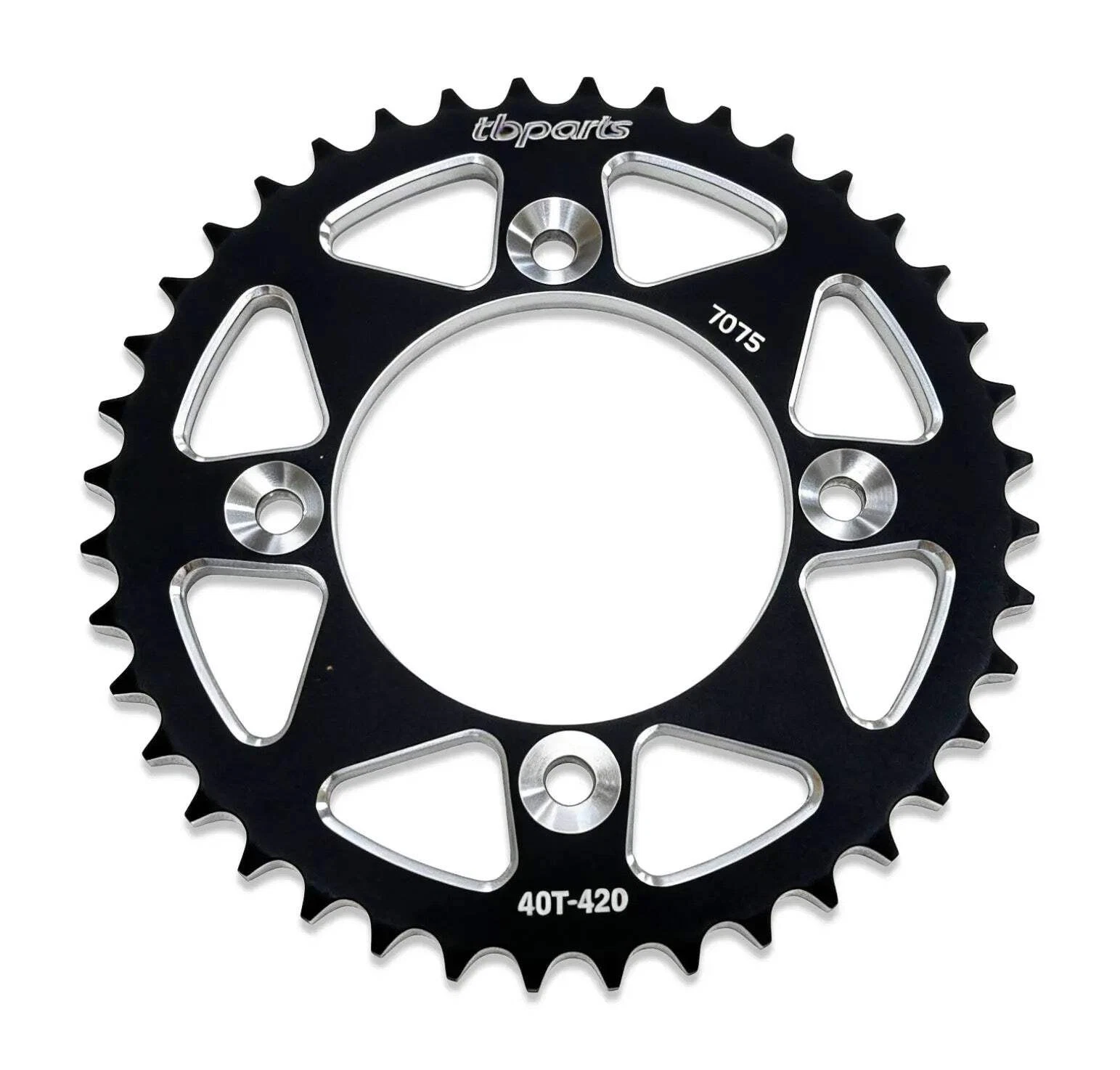 TB Parts Rear Sprocket - 40T 7075 CNC Black – CRF110