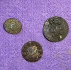 Confederate Flower Button Civil War Dug Relic Lot - Richmond, Virginia
