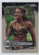 2025 Topps Chrome WWE Neon Green & Black Refractor Fallon Henley #86 1jj7