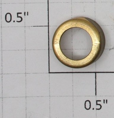 Lionel 260E-38 Brass Boiler Front Headlight Bezel Trim Ring 255, 260, 263 (1)