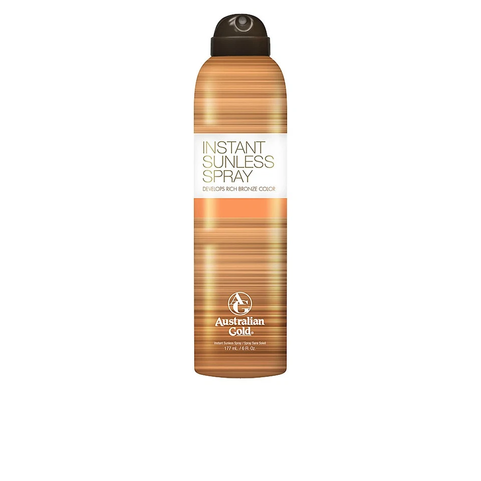 Solar Australian Gold unisex SUNLESS INSTANT rich bronze color spray 177 ml - Imagen 1 de 1