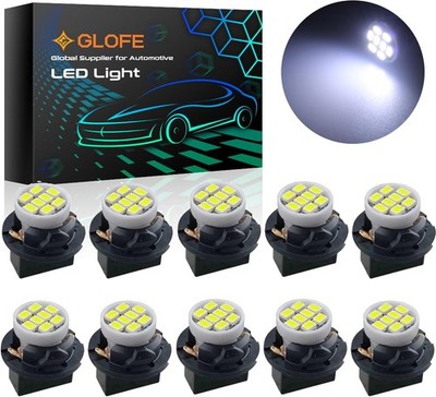 White T10 194 168 LED Instrument Panel Gauge Cluster Dashboard Lights Bulbs with