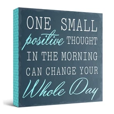 Wooden Box Sign Motivational Desk Decor, Inspirational Office Desk Decoration...
