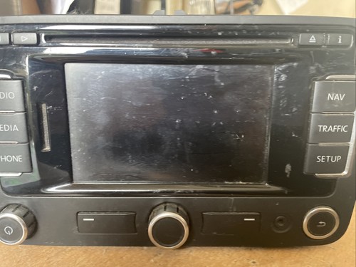 SEAT Leon Car Radio CD Player Display Head Unit 2005–2012 1P MK2 OEM 5P0035191J - Picture 3 of 7