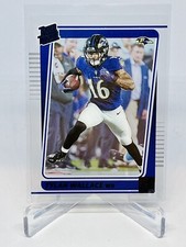 Tylan Wallace 2021 Panini Clearly Donruss Rated Rookie Purple #74 Rookie RC