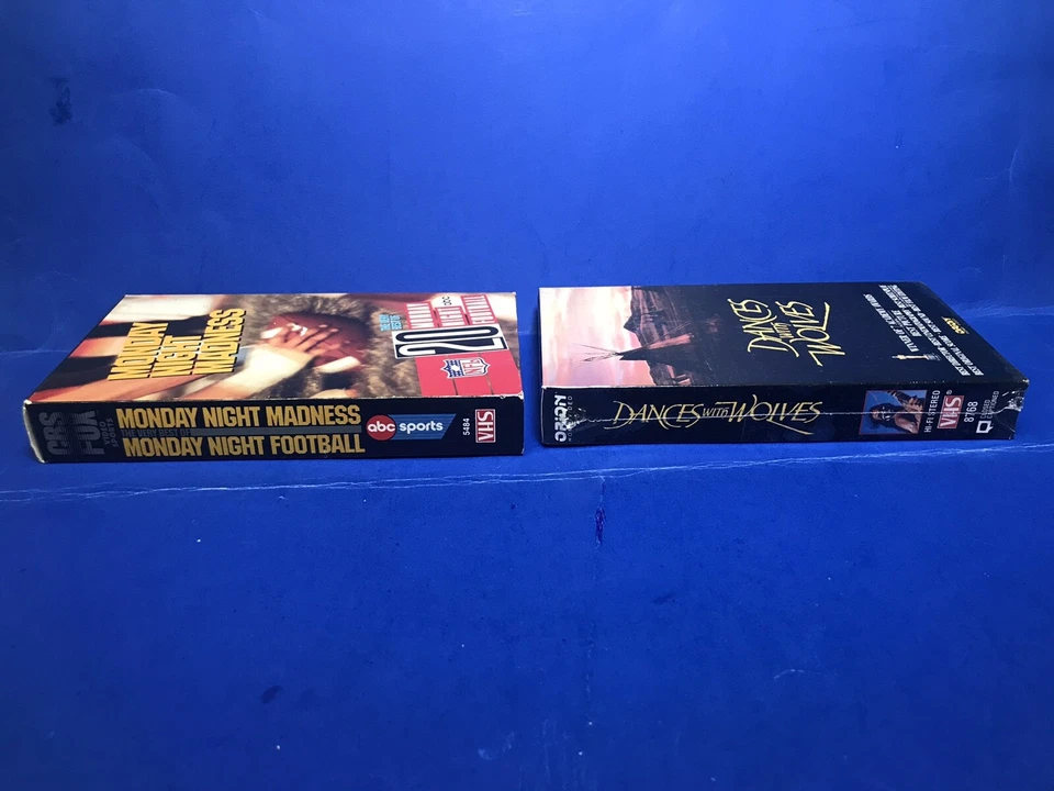 Sealed 1990 Dances With Wolves Orion Watermark & Monday Night Madness Used 1989 - Image 4 of 4
