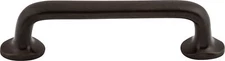 Top Knobs M1387 Aspen Rounded Pull 4" (c-c) Medium Bronze