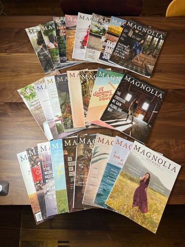 The Magnolia Journal Magazine Lot of 25 ~ All issues from Fall 2018-2024 (#8-32)