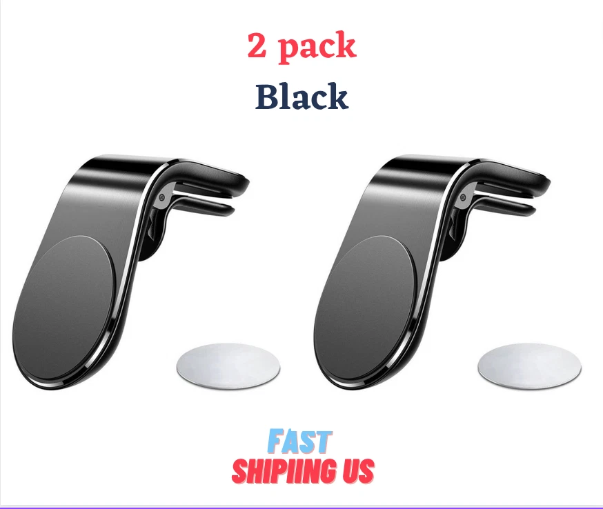 2pack-Universal Car Air Vent Mount Holder For IPhone Samsung Phone GPS 360°  - Image 2 of 4