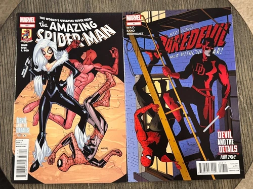 Amazing Spider-Man #677 & Daredevil #8 Black Cat!Mark Waid,  NM