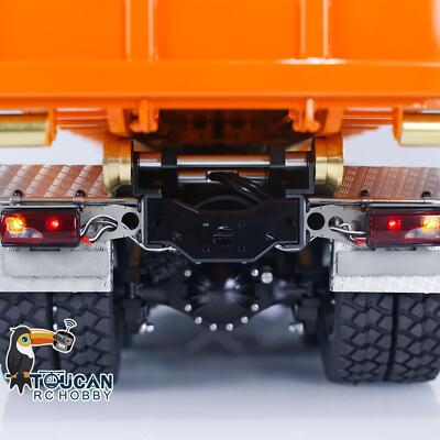 LESU 1/14 8 x 8 RC Roll On/Off Hydraulique Camion Grue Dumper Benne
