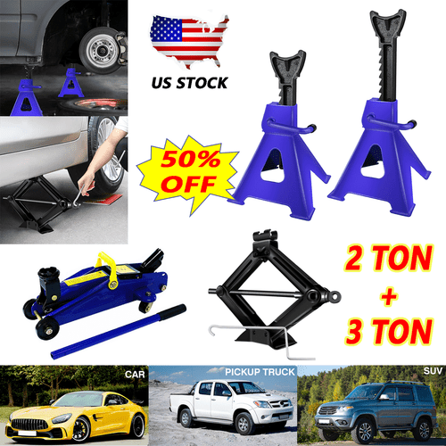 2T Scissor Car Jack Lift Tool Tire Change,3T Jack Stands,2T Hydraulic FloorJack