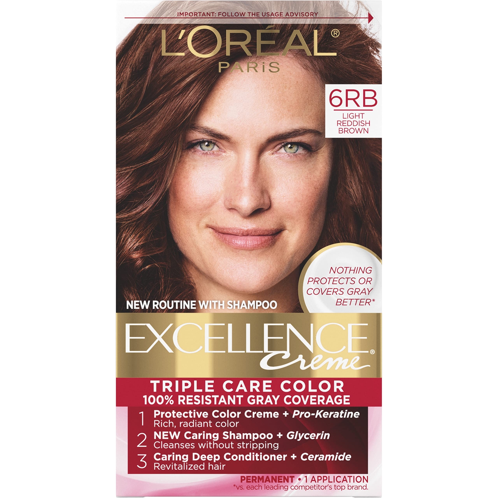 6rb Light Reddish Brown 1 Pack