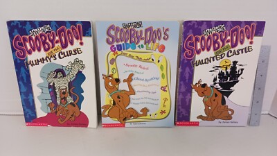 3 Scooby Doo Cartoon Network Scholastic Trade Paperback Books FREE ...
