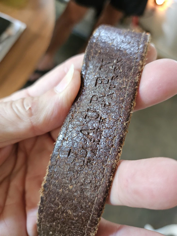 Lauren Ralph Lauren Womens Inlaid Brown 1" wide Belt Size M 34 33"-37" - Image 4 of 4