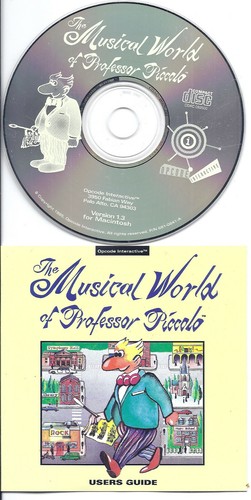 The Musical World of Professor Piccolo (Macintosh, 1995) CD