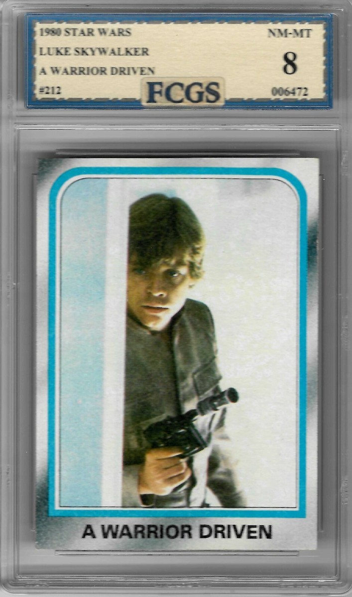 スターウォーズフルレア 1980 Star Wars Luke Skywalker #212 Graded FCGS 8 NM-MT | eBay