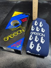 Vtg SASSON Blue Slipper Socks New Old Stock Nos Size 10-13