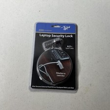 Tech Universe Laptop Security Lock with 6.5 ft Steel Cable New