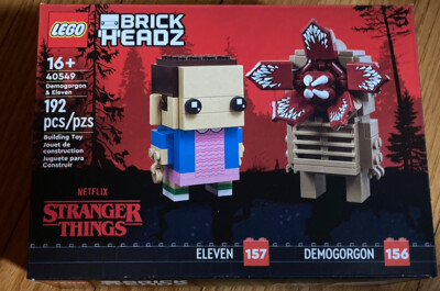 LEGO 40549 Brickheadz Stranger Things Demogorgon & Eleven 192 PCS New & Sealed