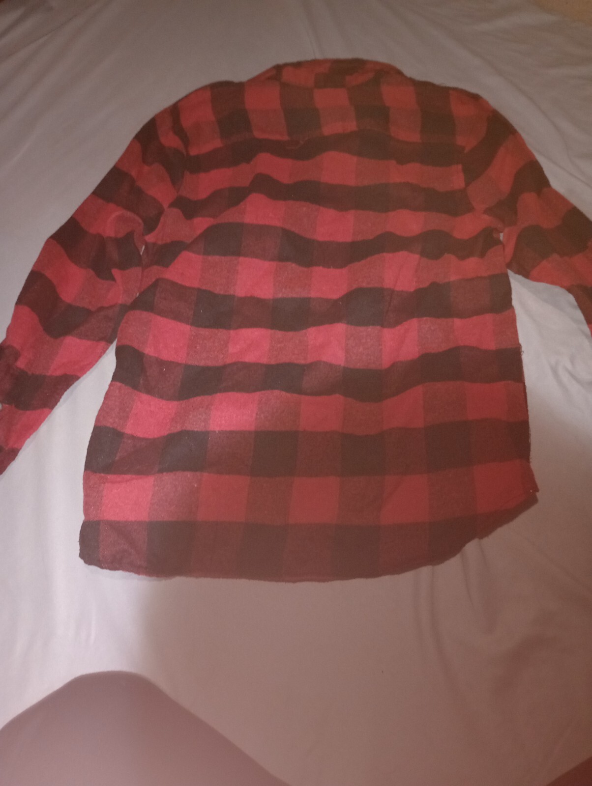 Medium Stanley Flannel Button Front And Black Tsh… - image 4