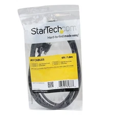 STARTECH COAX LOW PROFILE HIGH RESOLUTION MONITOR VGA CABLE HD15 6FT MXT101MMLP6