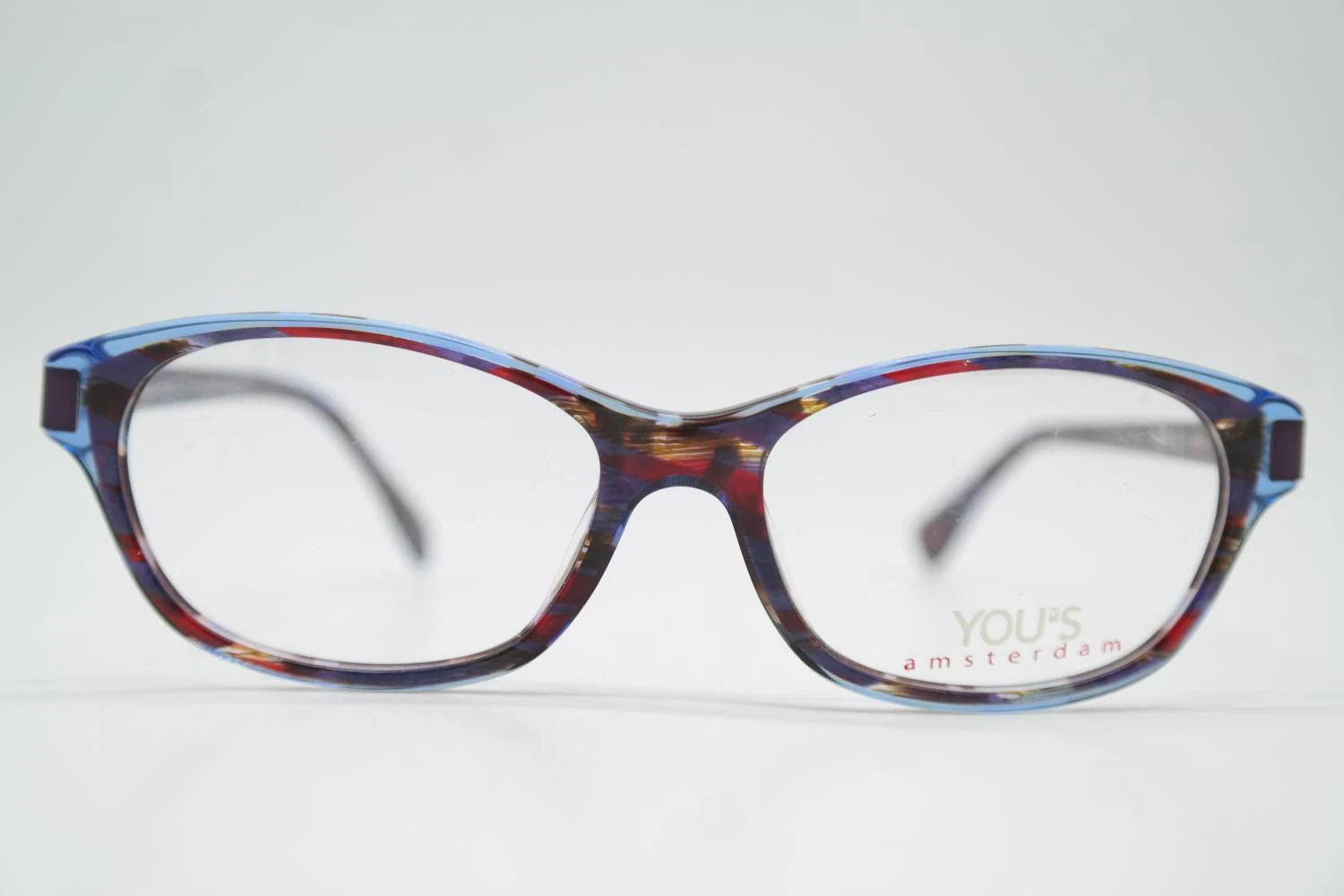 You S Amsterdam 1116 Multicolored Oval Eyeglass Frame New