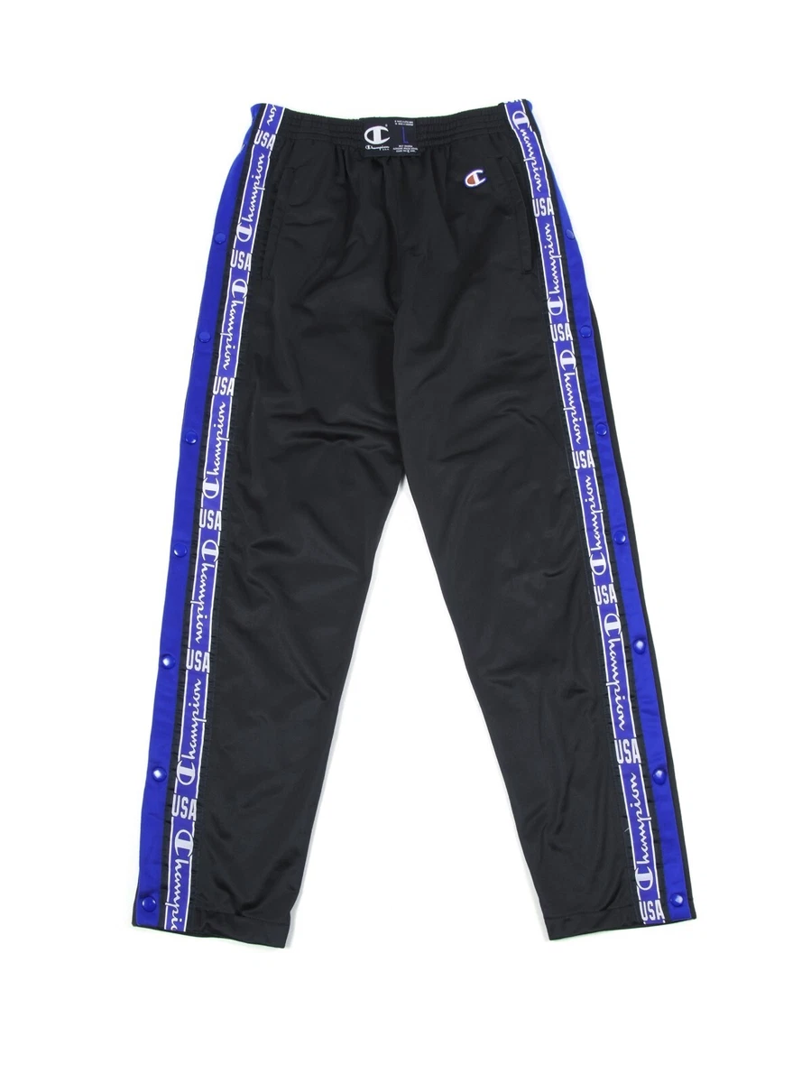 NWT HERON PRESTON Black Velvet Side Tape Track Pants Size L $635 - Đức An  Phát