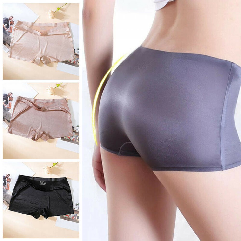 Silky Soft Women's Seamless Panty Boxers Shorts Lingerie Briefs
