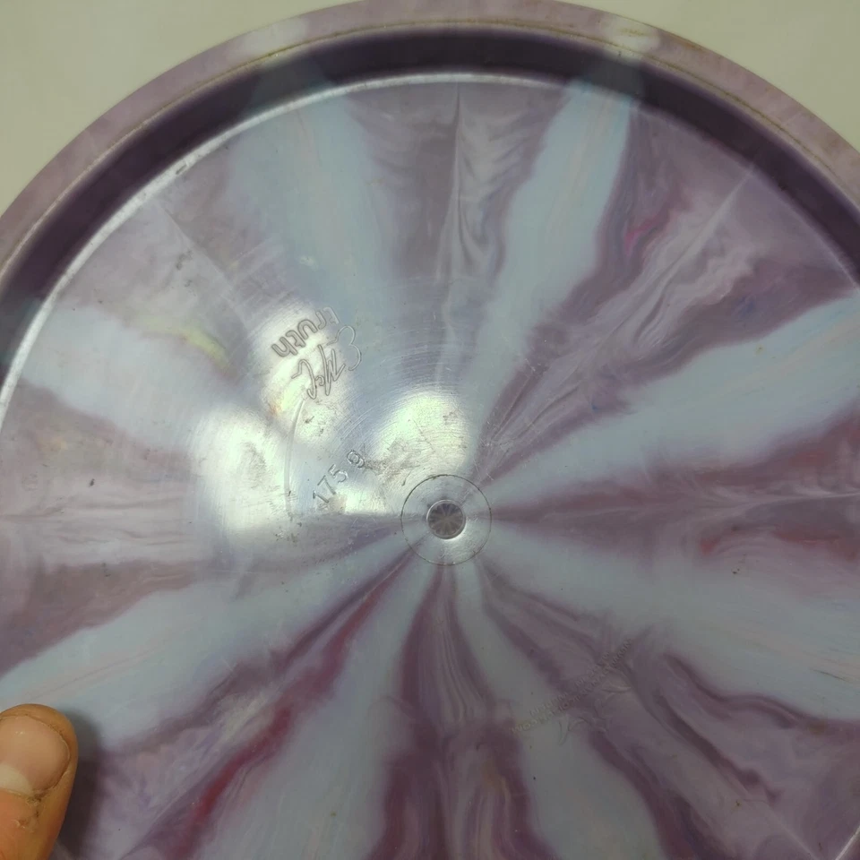 Used Dynamic Discs Fuzion EMac Truth - Gray Burst Disc Golf Midrange 178G No Ink - Image 4 of 4