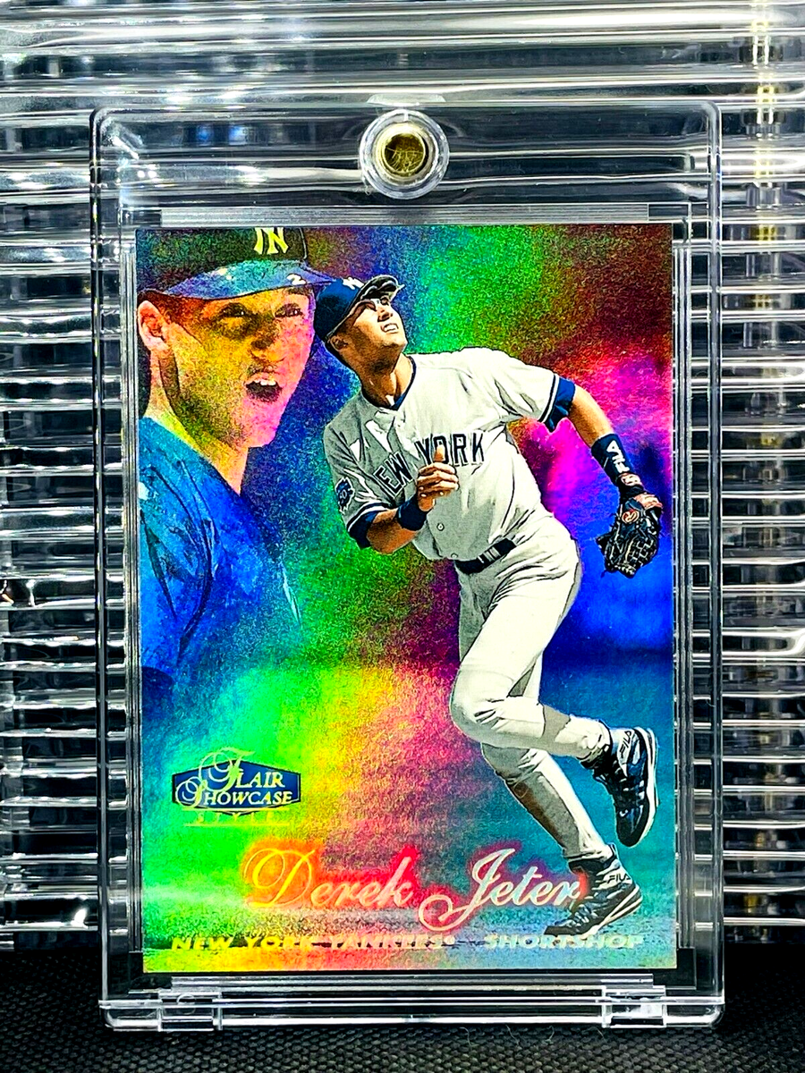 DEREK JETER - Flair Showcase - 90's Refractor Holo - MINT