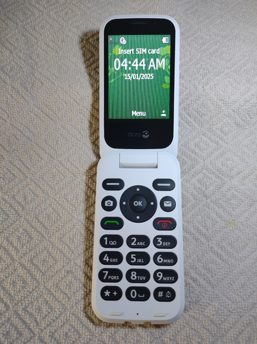 Doro Phone Easy 6820 DFC- 0380 (Unlocked) 4G Mobile Phone Great Condition