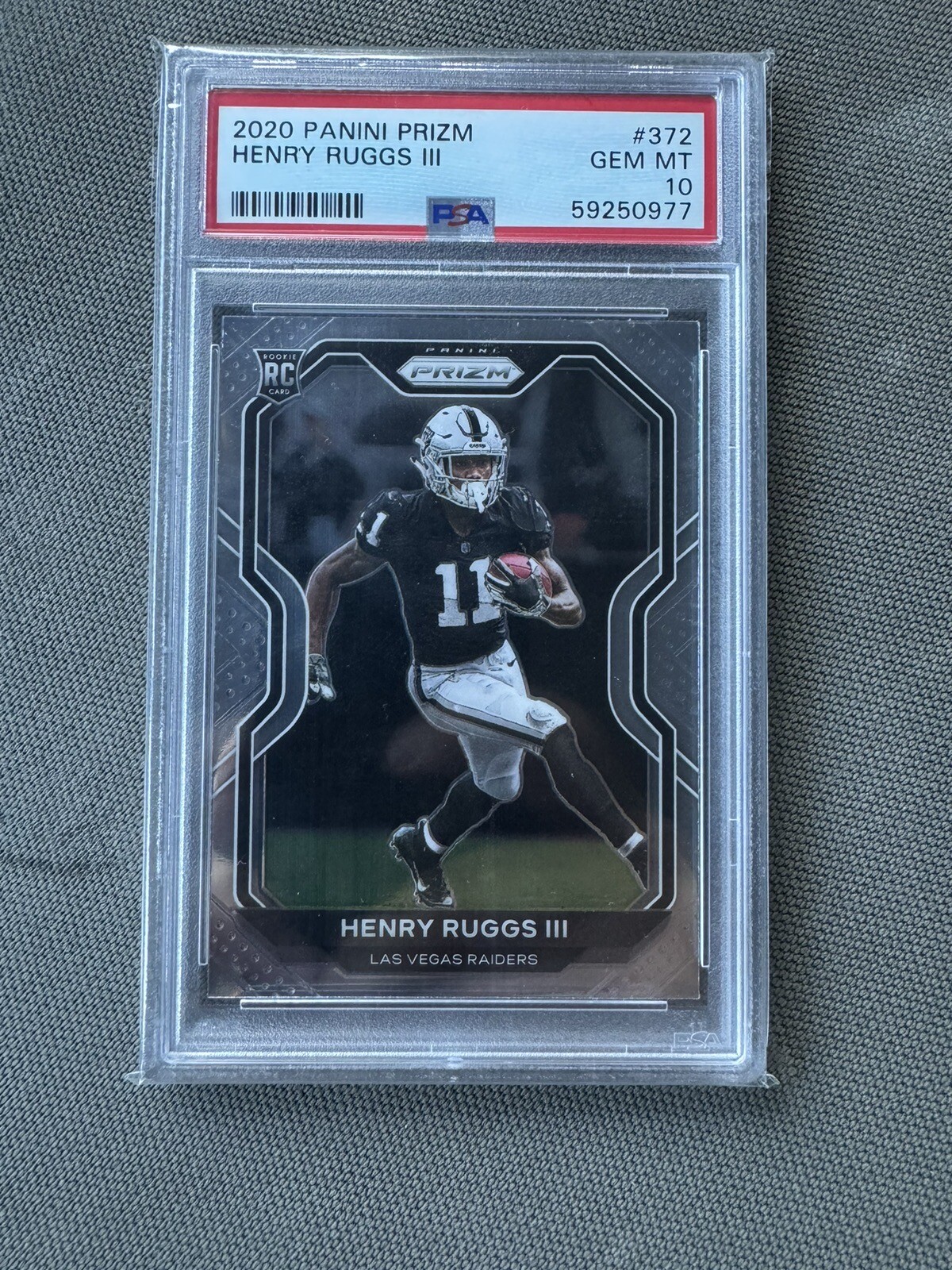 2020 Prizm Henry Ruggs III RC 372 Rookie PSA 10 Las Vegas Raiders eBay