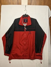 Men’s Pear Connection Quality Outerwear Medium Jacket - red  & black - 
