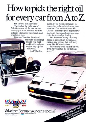 1986 Nissan 300ZX Model T Ford Original Advertisement Print Art