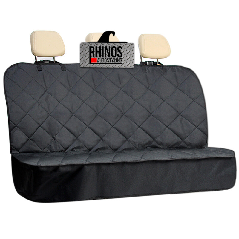 Protector de cubierta de asiento trasero negro para hamaca acolchada para perro mascota Peugeot 2008 3008