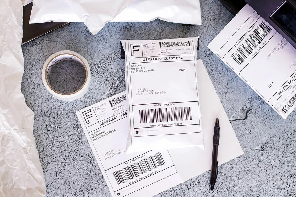 500 первоклассных самоклеящихся половинных листовых этикеток 8,5 X 5,5 — PLS Brand — - Изображение 2 из 3