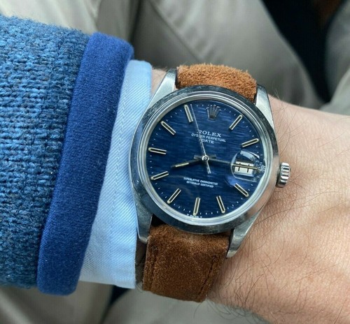 Rolex Oyster Perpetual Blue Date 