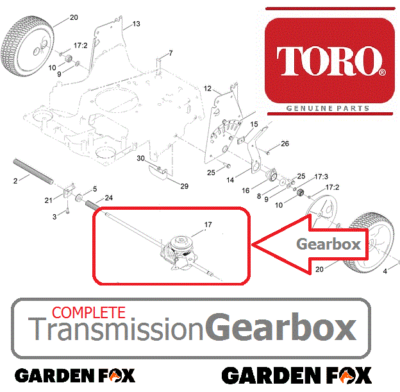 Transmission Timemaster Parts Transmission 30 Inch Toro Timemaster