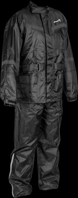 Highway 21 2-Piece Rain Suit Reflective Accents, Taped Seams, Zipper Pant Cuff