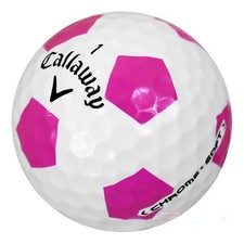 Callaway Chrome Soft Truvis Pink Golf Balls, Good Condition, White Pink