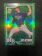 2026 Topps Series 1 Easter Holiday Green Foil Ian Seymour RC Devil Rays
