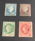 Early Spain used stamps Imperforated-Perforated. Good condition. 25 stamps. $35 — photo 3