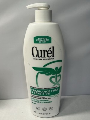 Curel Fragrance Free Sensitive Hypoallergenic Lotion Dry Sensitive Skin 20 oz