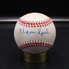 Warren Spahn Signed Rawlings ONL Baseball White Braves Auto Autograph ZJ22549