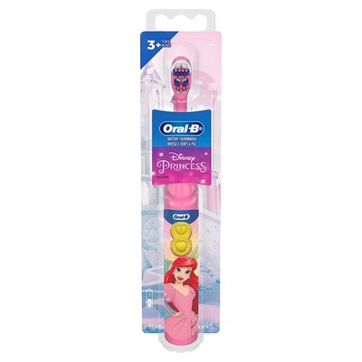 Oral-B Kid's Battery Toothbrush Featuring Disney's 1 Count (Pack of 1), Pink