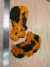 Painted Volcano Lava Flow Miniature Wargaming Terrain 2 Pc Fantasy Role-playing