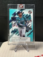 Julio Rodriguez 2025 Topps Pristine  #205 Aqua Refractor /199 Color Match